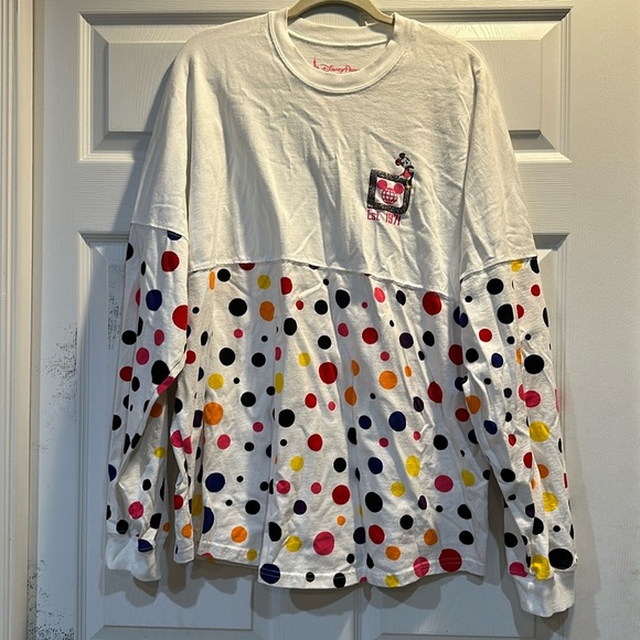 Walt Disney World Rock The Dots Sassy Minnie Mouse Spirit Jersey XL - Picture 1 of 8